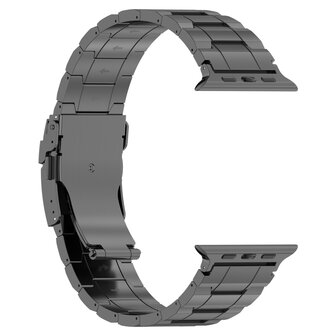 Titanium Premium Link Armband - Space Grau - Geeignet f&uuml;r Apple Watch 38mm / 40mm / 41mm / 42mm