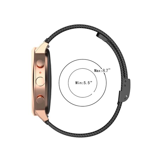 MoKo Bracelet de Montre Compatible avec Garmin Vivoactive 4S/Venu 3S/Venu  2S/Forerunner 265S/255S/255S Music/Vivomove 3S, 18mm Bracelet Sport de  Remplacement en Silicone, Noir : : High-Tech