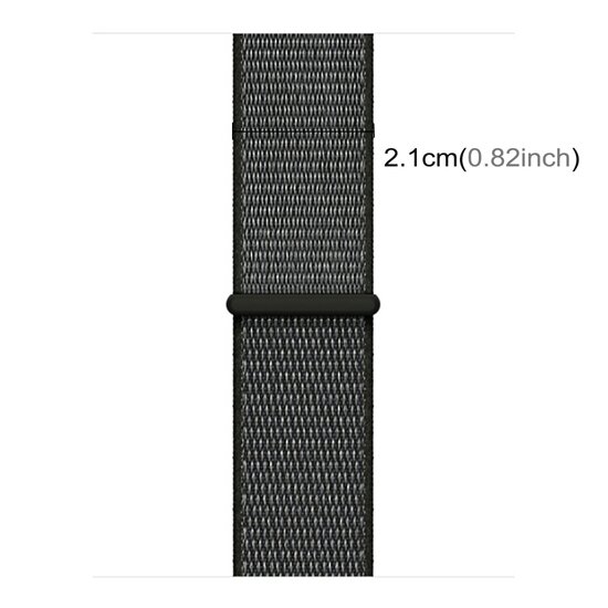 Sport Loop Armband Grau mit Dunkelgrun Geeignet fur Apple Watch 44mm 45mm 46mm 49mm Watcharmband shop