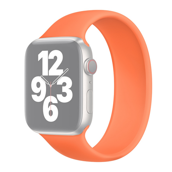 Solo Loop Link series Armband GroBe L Orange Geeignet fur Apple Watch 38mm 40mm 41mm 42mm Watcharmband shop