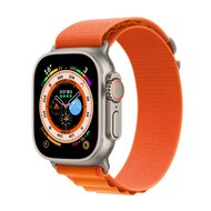 Alpine Loop Armband - Orange - Geeignet f&uuml;r Apple Watch 42mm / 44mm / 45mm / 46mm / 49mm