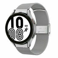 Samsung Galaxy Watch 7 - 40mm / 44mm &amp; Watch FE - Milanaise Armband mit Klemmverschluss - Silber