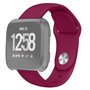 Fitbit Versa 1 / 2 &amp; Lite Silikonband - Gr&ouml;&szlig;e: Klein - Weinrot