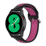 Samsung Galaxy Watch 4 - 40mm / 44mm - Silikon-Sportband mit Schnalle - Schwarz + Rosa