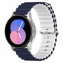 Samsung Galaxy Watch 3 - 45mm - Ocean Style Armband - Dunkelblau / Wei&szlig;