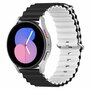 Samsung Galaxy Watch 3 - 41mm - Ocean Style Armband - Schwarz / wei&szlig;