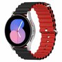 Samsung Galaxy Watch 3 - 41mm - Ocean Style Armband - Schwarz / rot