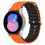 Samsung Galaxy Watch 3 - 41mm - Ocean Style Armband - Orange / schwarz