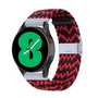 Samsung Galaxy Watch 3 - 41mm - Geflochtenes Armband - Rot / Schwarz