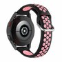 Samsung Galaxy Watch 3 - 41mm - Silikon-Sportarmband mit Schnalle - Schwarz + Rosa