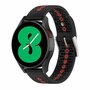 Samsung Galaxy Watch - 42mm - Dot Pattern Armband - Schwarz mit rot