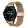 Samsung Galaxy Watch 4 Classic - 42mm &amp; 46mm - Milanaise-Armband mit Schlie&szlig;e - Champagner Gold