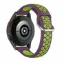 Garmin Vivoactive 4 / 4L - Silikon-Sportband mit Schnalle - Lila + gr&uuml;n