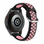 Garmin Vivomove 3 / HR / Luxe / Sport / Style / Trend - Silikon-Sportarmband mit Schnalle - Schwarz + Rosa