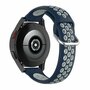 Garmin Forerunner 55 / 245 / 645 - Silikon-Sportarmband mit Schnalle - Dunkelblau + Grau