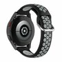 Garmin Forerunner 55 / 245 / 645 - Silikon-Sportarmband mit Schnalle - Schwarz + Grau