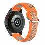 Garmin Forerunner 55 / 245 / 645 - Silikon-Sportarmband mit Schnalle - Orange + grau