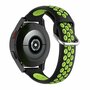 Garmin Venu / Sq / Sq2 / 2 plus - Silikon-Sportband mit Schnalle - Schwarz + Gr&uuml;n