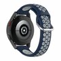 Silikon-Sportband mit Schnalle - Dunkelblau + Grau - Samsung Galaxy Watch 5 (Pro) - 40mm / 44mm / 45mm