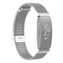 Fitbit Inspire Milanaise Armband mit Schnalle - Gr&ouml;&szlig;e: Klein - Silber