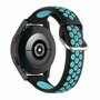 Silikon-Sportarmband mit Schnalle - Schwarz + Blau - Samsung Galaxy Watch 6 Classic - 47mm &amp; 43mm