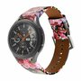 Lederarmband - Blumendruck - Samsung Galaxy Watch 6 Classic - 47mm &amp; 43mm