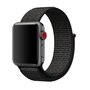 Sport Loop Armband - Schwarz / Orange - Geeignet f&uuml;r Apple Watch 38mm / 40mm / 41mm / 42mm