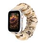 Elastisches Armband - Blumendruck dunkel - Geeignet f&uuml;r Apple Watch 38mm / 40mm / 41mm / 42mm