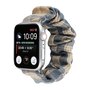 Elastisches Armband - Khaki / Dunkelblau - Geeignet f&uuml;r Apple Watch 38mm / 40mm / 41mm / 42mm