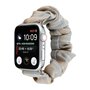 Elastisches Armband - Khaki / Hellblau - Geeignet f&uuml;r Apple Watch 38mm / 40mm / 41mm / 42mm