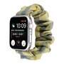 Elastisches Armband - Gelb / Blau - Geeignet f&uuml;r Apple Watch 38mm / 40mm / 41mm / 42mm