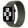 Geflochtenes Solo Loop Armband - Gr&ouml;&szlig;e: S - Gr&uuml;n - Geeignet f&uuml;r Apple Watch 38mm / 40mm / 41mm / 42mm