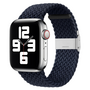 Geflochtenes Armband - Dunkelblau - Geeignet f&uuml;r Apple Watch 38mm / 40mm / 41mm / 42mm