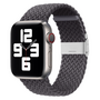 Geflochtenes Armband - Grau - Geeignet f&uuml;r Apple Watch 38mm / 40mm / 41mm / 42mm