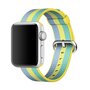 Nylonband - Gelb / Gr&uuml;n / Blau - Geeignet f&uuml;r Apple Watch 38mm / 40mm / 41mm / 42mm