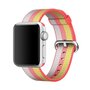 Nylonband - Rot / Gelb - Geeignet f&uuml;r Apple Watch 44mm / 45mm / 46mm / 49mm