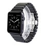 Gliederarmband Keramikband - Schwarz - Geeignet f&uuml;r Apple Watch 38mm / 40mm / 41mm / 42mm