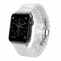 Gliederarmband Keramikband - Wei&szlig; - Geeignet f&uuml;r Apple Watch 38mm / 40mm / 41mm / 42mm