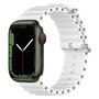 Ocean Armband - Wei&szlig; - Geeignet f&uuml;r Apple Watch 38mm / 40mm / 41mm / 42mm