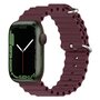 Ocean Armband - Weinrot - Geeignet f&uuml;r Apple Watch 38mm / 40mm / 41mm / 42mm