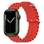 Ocean Armband - Rot - Geeignet f&uuml;r Apple Watch 38mm / 40mm / 41mm / 42mm