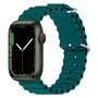 Armband Ocean - Dunkelgr&uuml;n - Geeignet f&uuml;r Apple Watch 38mm / 40mm / 41mm / 42mm