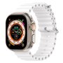 Ocean Armband - Wei&szlig; - Geeignet f&uuml;r Apple Watch 42mm / 44mm / 45mm / 46mm / 49mm