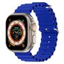 Ocean Armband - Blau - Geeignet f&uuml;r Apple Watch 42mm / 44mm / 45mm / 46mm / 49mm