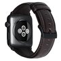 Luxus-Echtlederarmband - Dunkelbraun - Geeignet f&uuml;r Apple Watch 38mm / 40mm / 41mm / 42mm