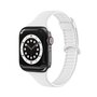 TPU Slim Fit Armband - Wei&szlig; - Geeignet f&uuml;r Apple Watch 38mm / 40mm / 41mm / 42mm