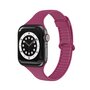 TPU Slim Fit Armband - Weinrot - Geeignet f&uuml;r Apple Watch 38mm / 40mm / 41mm / 42mm