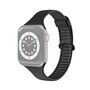 TPU Slim Fit Armband - Schwarz - Geeignet f&uuml;r Apple Watch 44mm / 45mm / 46mm / 49mm