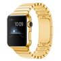 Gliederarmband Edelstahlband - Gold - Geeignet f&uuml;r Apple Watch 38mm / 40mm / 41mm / 42mm