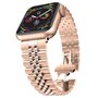 Metallgliederarmband - Ros&eacute;gold - Geeignet f&uuml;r Apple Watch 38mm / 40mm / 41mm / 42mm